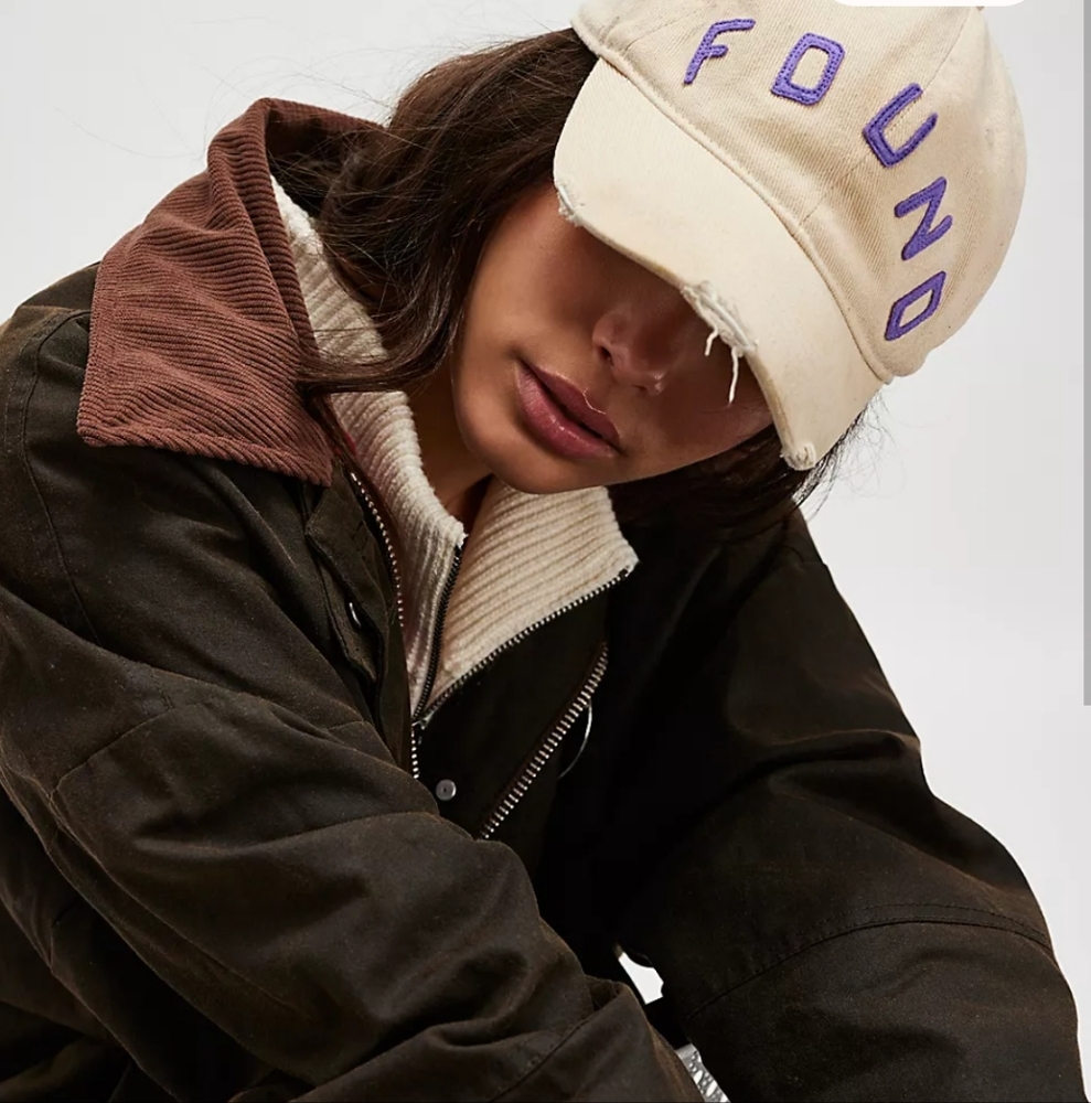 Found Felt Patch Cap